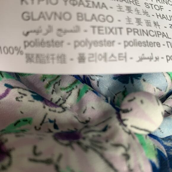 Zara floral printed sleeveless midi dress size Medium - Picture 10 of 16